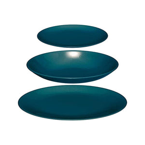 Tableware Secret de Gourmet Ceramic Blue 18 Pieces