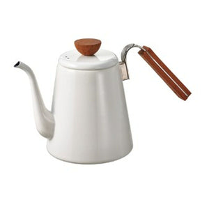 Teapot Hario BDK-80-W White Wood Stainless steel 0,8 L
