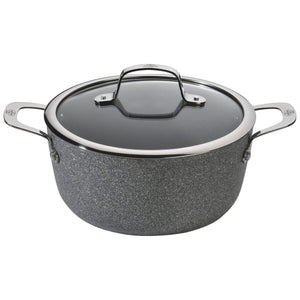 Casserole with lid Ballarini 75002-828-0 Black Grey Steel Stainless steel Aluminium Ø 16 cm 1,4 L (1 Unit)