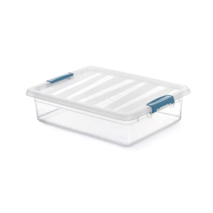 Multi-use Box Domopak Living Katla Transparent polypropylene 8 L (39 x 29 x 10,5 cm)