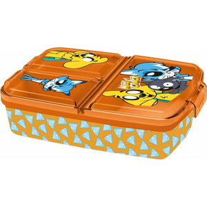 Compartment Lunchbox Mikecrack Orange polypropylene 21 x 14,5 x 7,5 cm