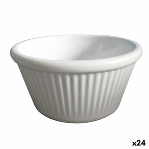 Bowl Quid Professional Ramekin White Plastic (8 x 8 x 4 cm) (24 Units)