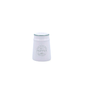 Pepper mill Quid Ozon White Ceramic Natural 6,1 x 6,1 x 8,7 cm