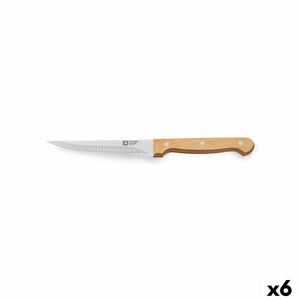 Knife for Chops Richardson Sheffield Artisan Black Wood Metal Stainless steel 11 cm (6 Units)