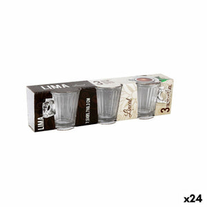 Piece Coffee Cup Set Lima lineal 3 Pieces (24 Units)