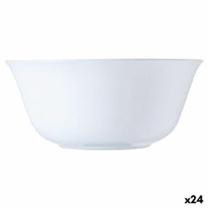 Bowl Luminarc Carine Blanco White Glass 12 cm (24 Units)