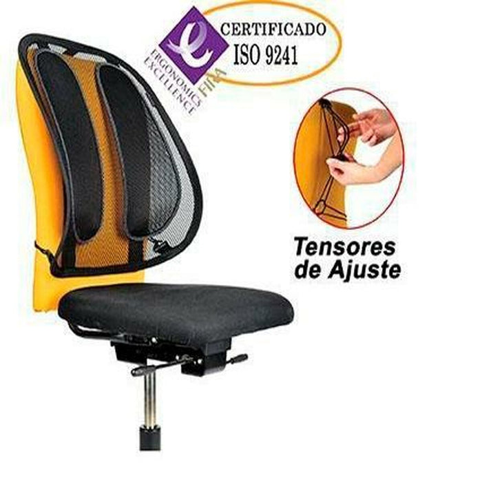Seat Back Fellowes 9191301 Black Adjustable Ergonomic