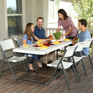 Folding Table Lifetime White Plastic (Refurbished D)