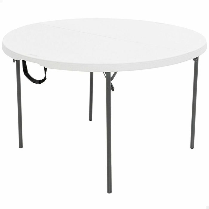 Folding Table Lifetime White Steel Plastic 122 x 73 cm