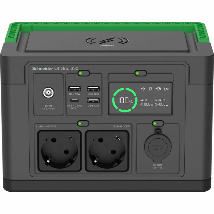 Uninterruptible Power Supply System Interactive UPS APC PPS330-GR Black Green 50 W