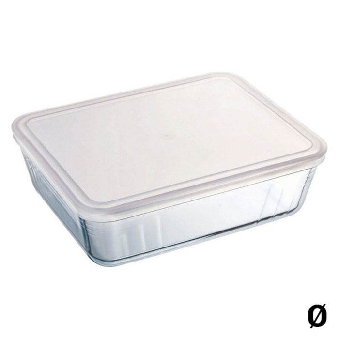 Lunch box Pyrex C&F Transparent Borosilicate Glass