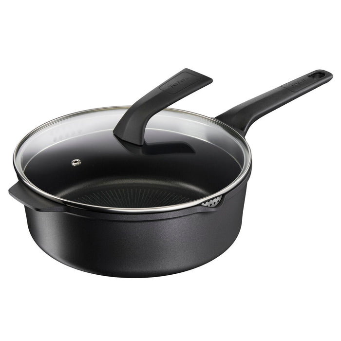Casserole with lid Tefal E2493344 Black 2 Pieces