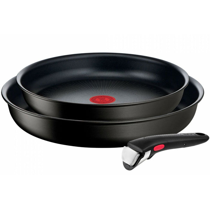 Set of Frying Pans Tefal INGENIO Black Aluminium 3 Pieces