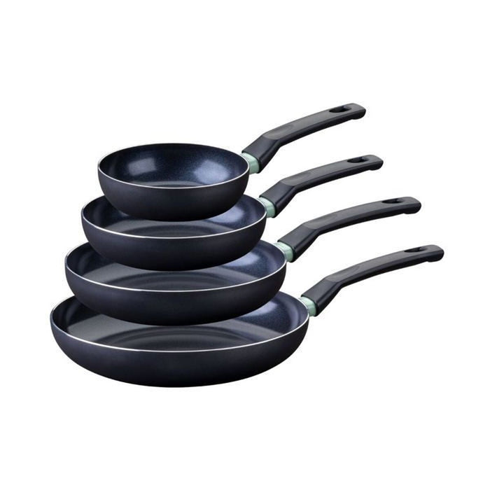 Set of Frying Pans Fackelmann Brandao Black 40 x 30 x 30 cm Ceramic 4 Pieces