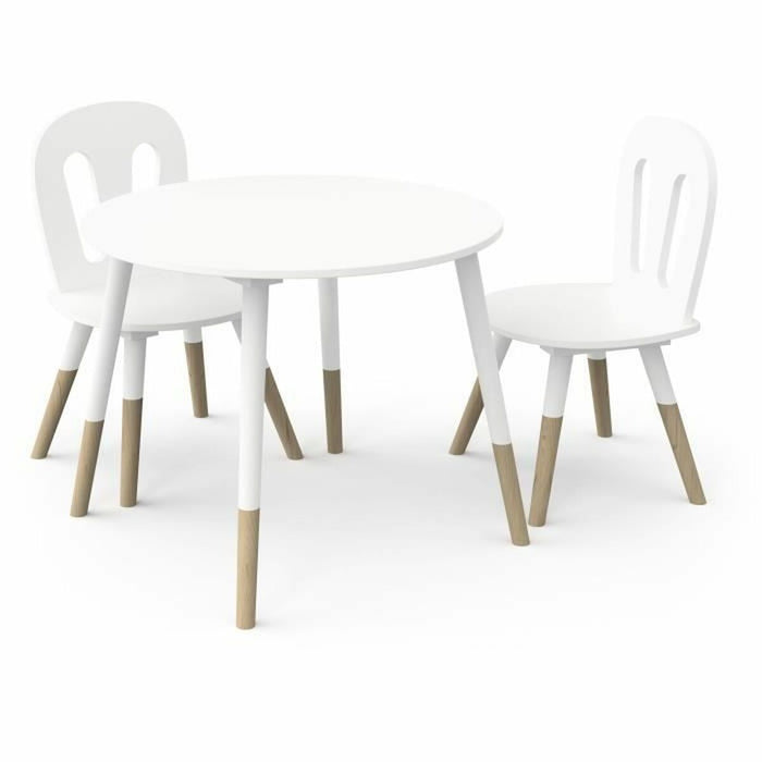 Children's table and chairs set Demeyere White