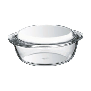 Casserole with lid Pyrex Essentials 1,4 L Transparent Glass