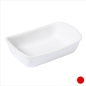 Oven Dish Pyrex Supreme White Ceramic (22 x 15 cm)