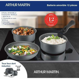 Cookware Arthur Martin   12 Pieces