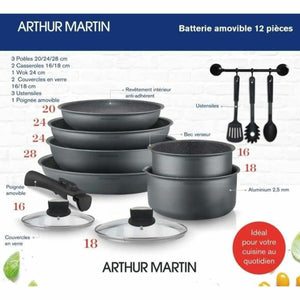 Cookware Arthur Martin   12 Pieces
