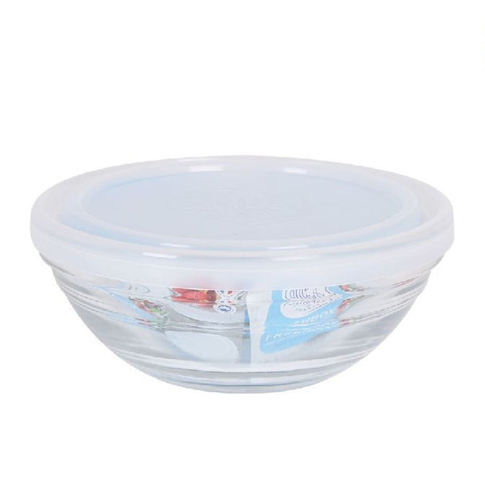 Round Lunch Box with Lid Duralex Freshbox Transparent With lid
