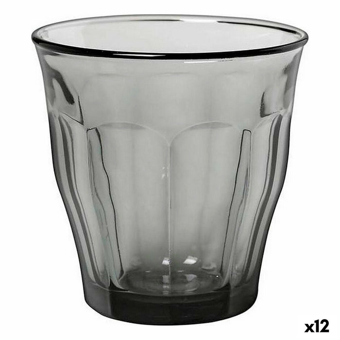 Set of glasses Duralex Picardie Grey 4 Pieces 310 ml (12 Units)