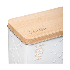 Multi-use Box Nature Scandi Metal White 750 g