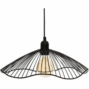 Ceiling Light Atmosphera Cháteau 40W Black Metal (Ø 34 x 15,5 cm)