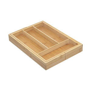 Cutlery Organiser 5five Wood Bamboo (34 x 25 x 4,5 cm)