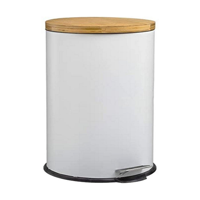 Waste bin 5five Simply Smart Baltik White 30 L Metal