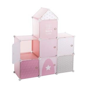 Shelves Atmosphera Pink Castle Children's Modular polypropylene (95,5 x 32 x 109 cm)