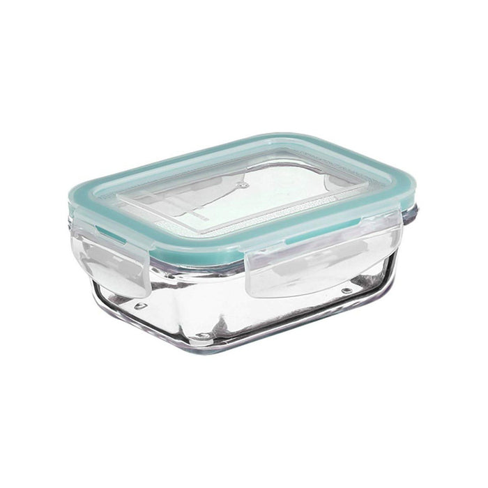 Lunch box 5five Blue Transparent Crystal 800 ml 18,5 x 12,5 x 6 cm Rectangular