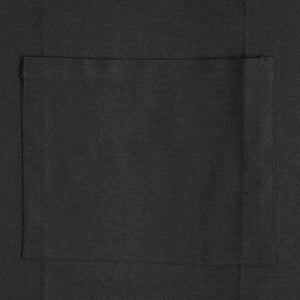 Apron with Pocket Atmosphera Black Cotton (60 x 80 cm)