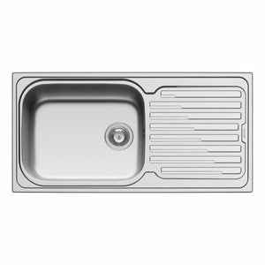 Sink with One Basin and Drainer Nord Inox