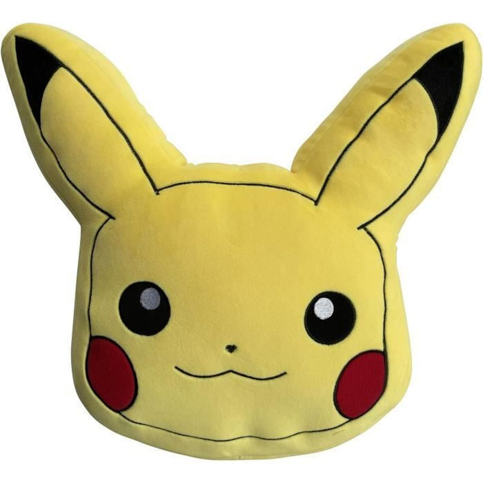 Cushion Pokémon 40 x 3 x 43 cm Yellow Polyester Children's