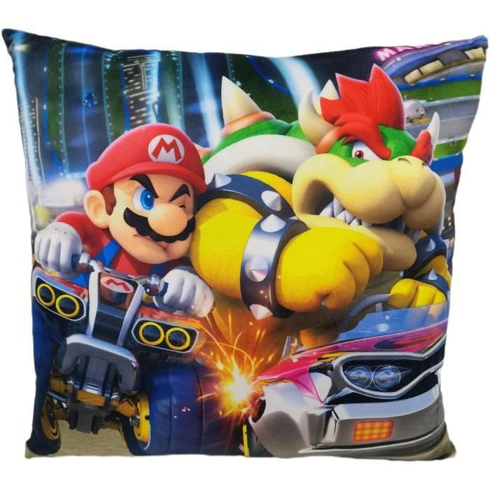 Cushion Mario Bros Multicolour Polyester Children's