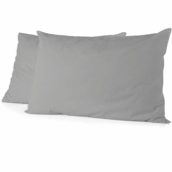 Pillowcase HOME LINGE PASSION Grey 50 x 70 cm (2 Units)