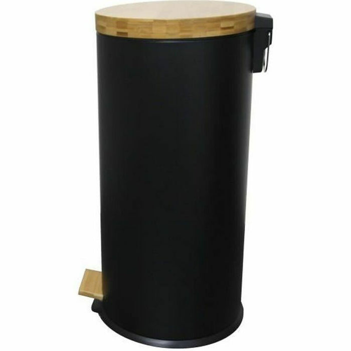 Rubbish Bin Kitchen Move   Black Matte back 30 L