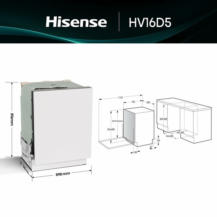 Dishwasher Hisense HV16D5