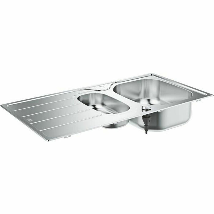 Sink with Two Basins and Drainer Grohe K200 60-S
