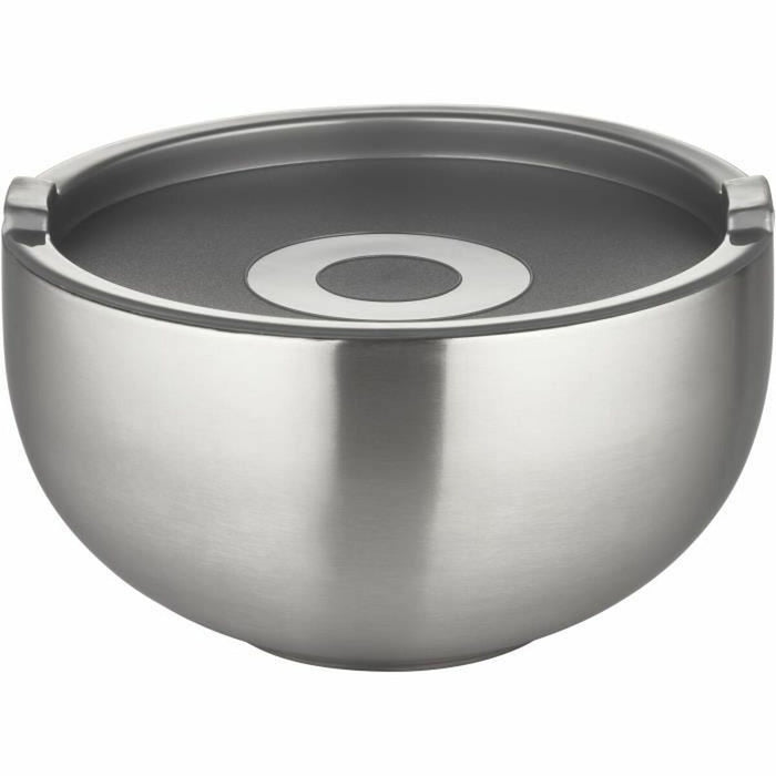 Salad Bowl GSW GSW 26 cm Silver Metal Thermal