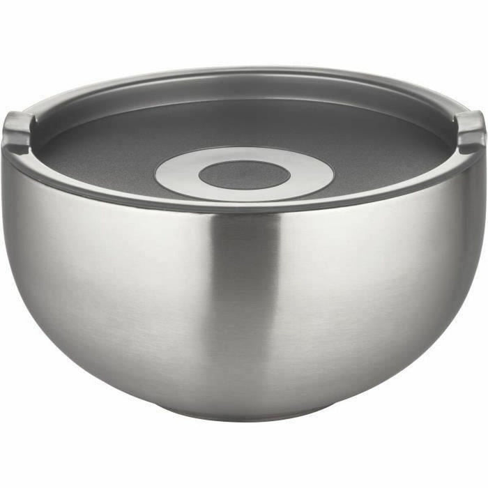 Salad Bowl GSW GSW 30 cm 5,5 L Silver Stainless steel Thermal