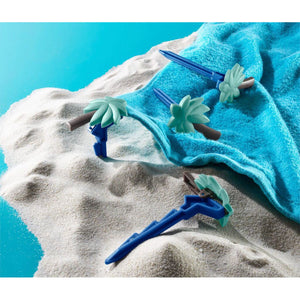 Towel Clip Lifetime Plastic Palm tree (4 Units)