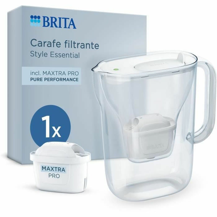 Filter jug Brita Style Essential White Transparent 2,4 L