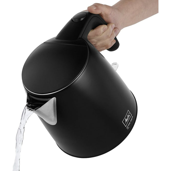 Kettle Melitta PRIME AQUA MINI BLACK EDITION 1 Black Stainless steel plástico,acero inoxidable 2200 W 1,7 L