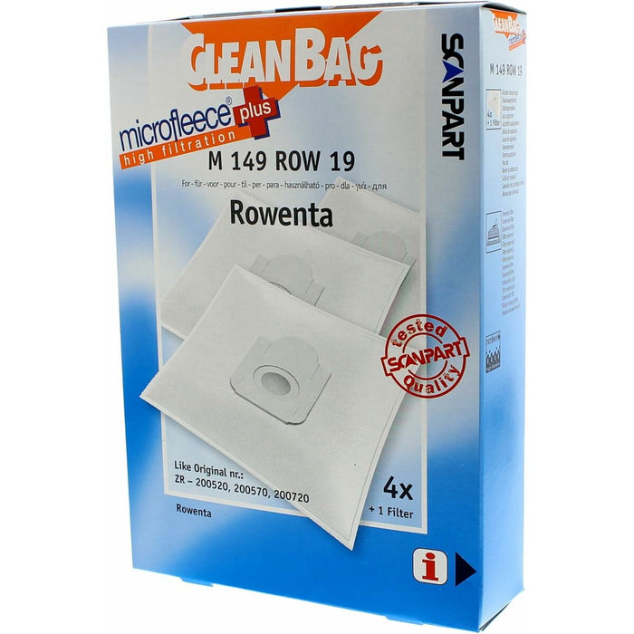 Replacement Bag for Vacuum Cleaner Scanpart M 149 ROW 19 ROWENTA