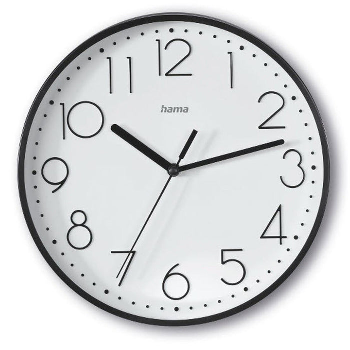 Wall Clock Hama Salina Black