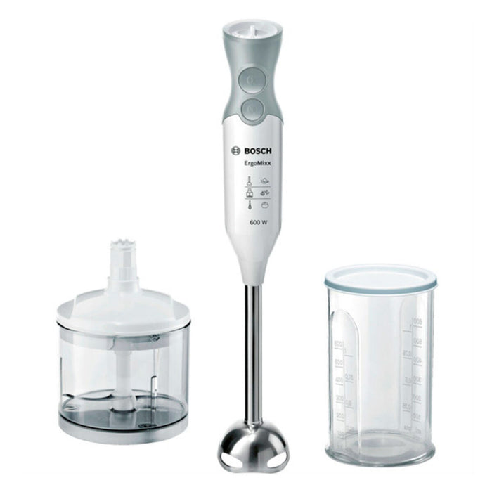 Hand-held Blender BOSCH ErgoMixx MSM66120 600W White Grey 600 W