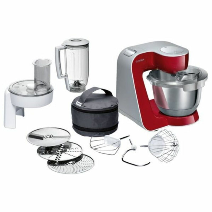 Food Processor BOSCH MUM58720 1000W 3,9L EasyArmLift Silver Dark Red 1000 W 1,7 L