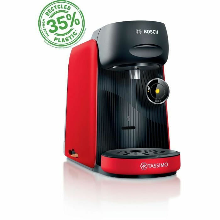 Capsule Coffee Machine BOSCH TAS163E T16 Finesse Black Red rouge 1400 W 700 ml