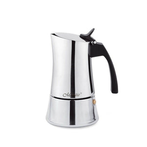 Italian Coffee Pot Feel Maestro MR-1668-6 Silver Stainless steel 18/10 300 ml 6 Cups